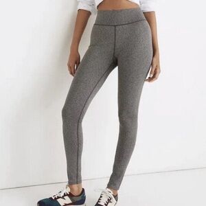 Madewell MWL Form heather charcoal leggings